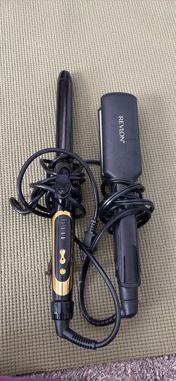 straightener Revlon curler & straightener