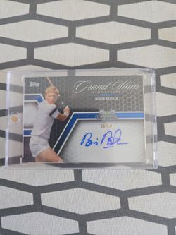 Boris Becker Auto 36/50  Card Topps
