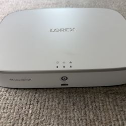 Lorex 4K DVR Security System with 4 Cameras and Cables