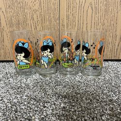 Lot Of 4 Betty Flinstone Cups