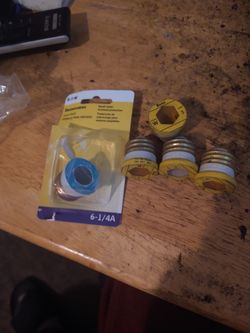 Bussman Plug Fuses 6 And 1/4 Amp And 3M