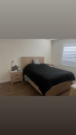 Bedroom with two dresser and mirror dresser
