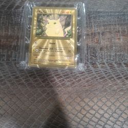 Pikachu Card Rare