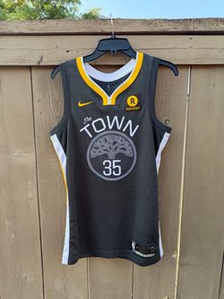 Rare Kevin Durant The Town Golden State Warriors Nike Dri-Fit Jersey Size Small