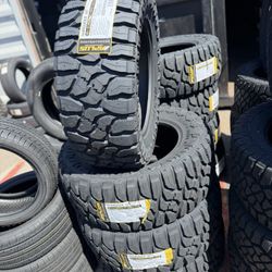 LT 35x12.50x20 A PLUS SHREDDER MT $780 CASH OUT THE DOOR Mud Terrain Tires installed (4) New 50,000