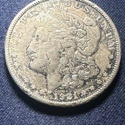 1921S US Morgan Silver Dollar 