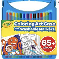 Crayola create & color super tips marker kit, 25 ct markers, gift for kids