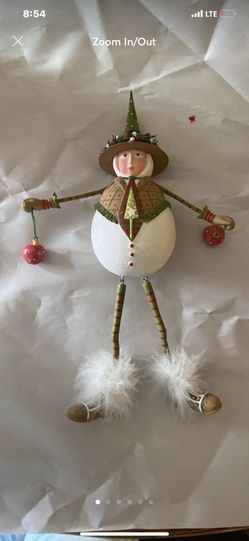 Dept 56 krinkles patience Brewster snow man And Lady