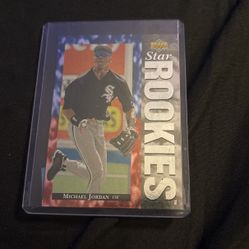 Micheal Jordan Upper Deck 1994 Star rookies baseball card