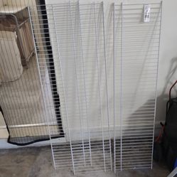 3 Shelves with missing hardware 