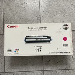 Canon Genuine Toner, Cartridge 117 Magenta (2576B001), 1 Pack, for Canon Color imageCLASS MF8450c Laser Printer