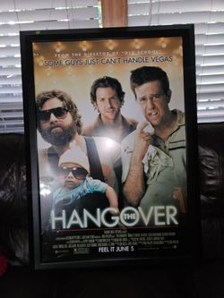 HANG OVER MOVIE POSTER FRAME