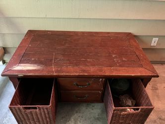 Solid wood table