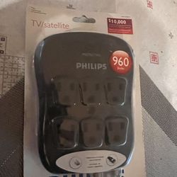 phillips tv satellite surge protector