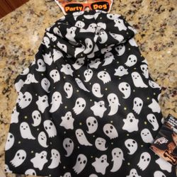 Halloween ghost dog hoodie costume