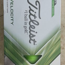 Titleist Velocity Lime Green Golf Balls ***BRAND NEW***
