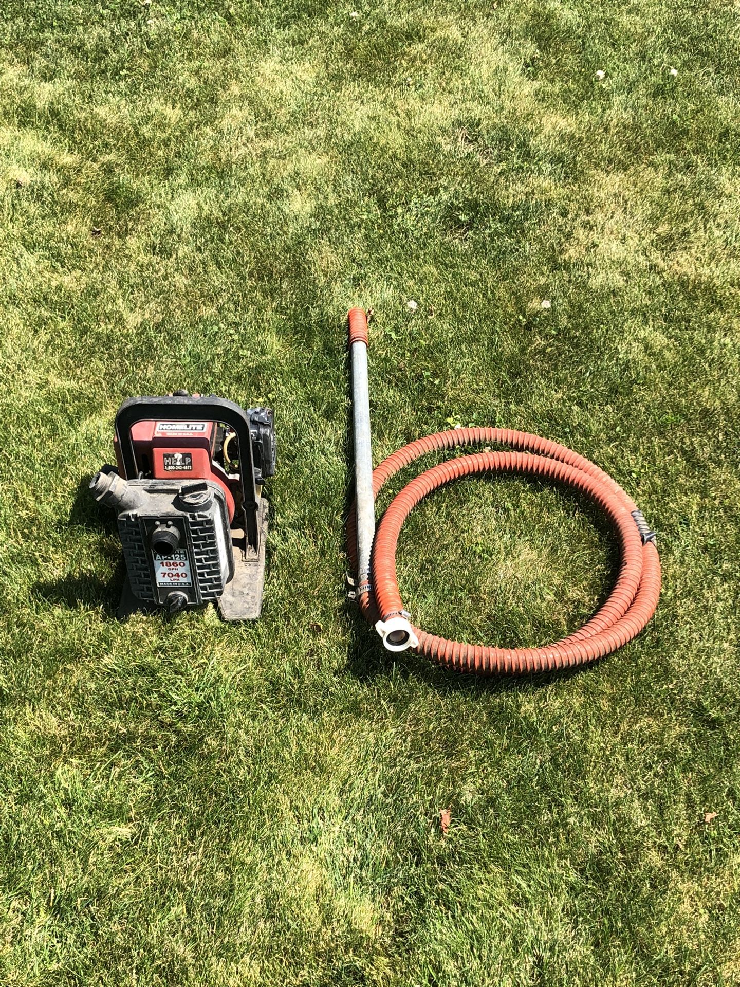 Homelite AP-125 Water Pump