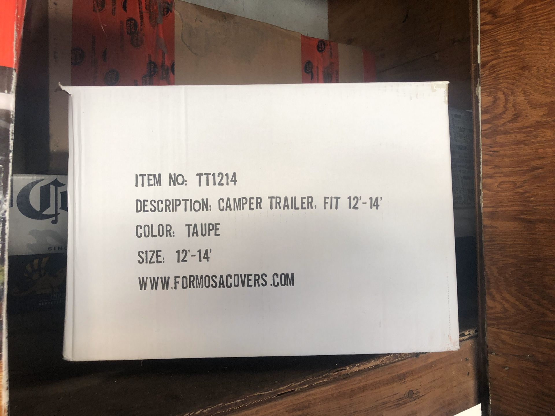 Camper Trailer Cover - for tent trailer 12’-14’