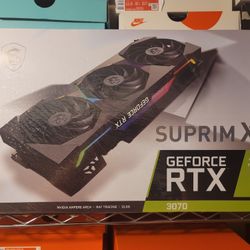 NVIDIA 3070 x SUPRIM Brand New Sealed
