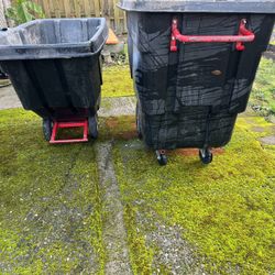 Rubbermaid Trash Bin Roller 