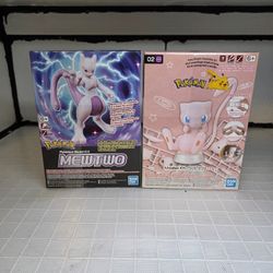 Mew And Mewtwo Model Kits