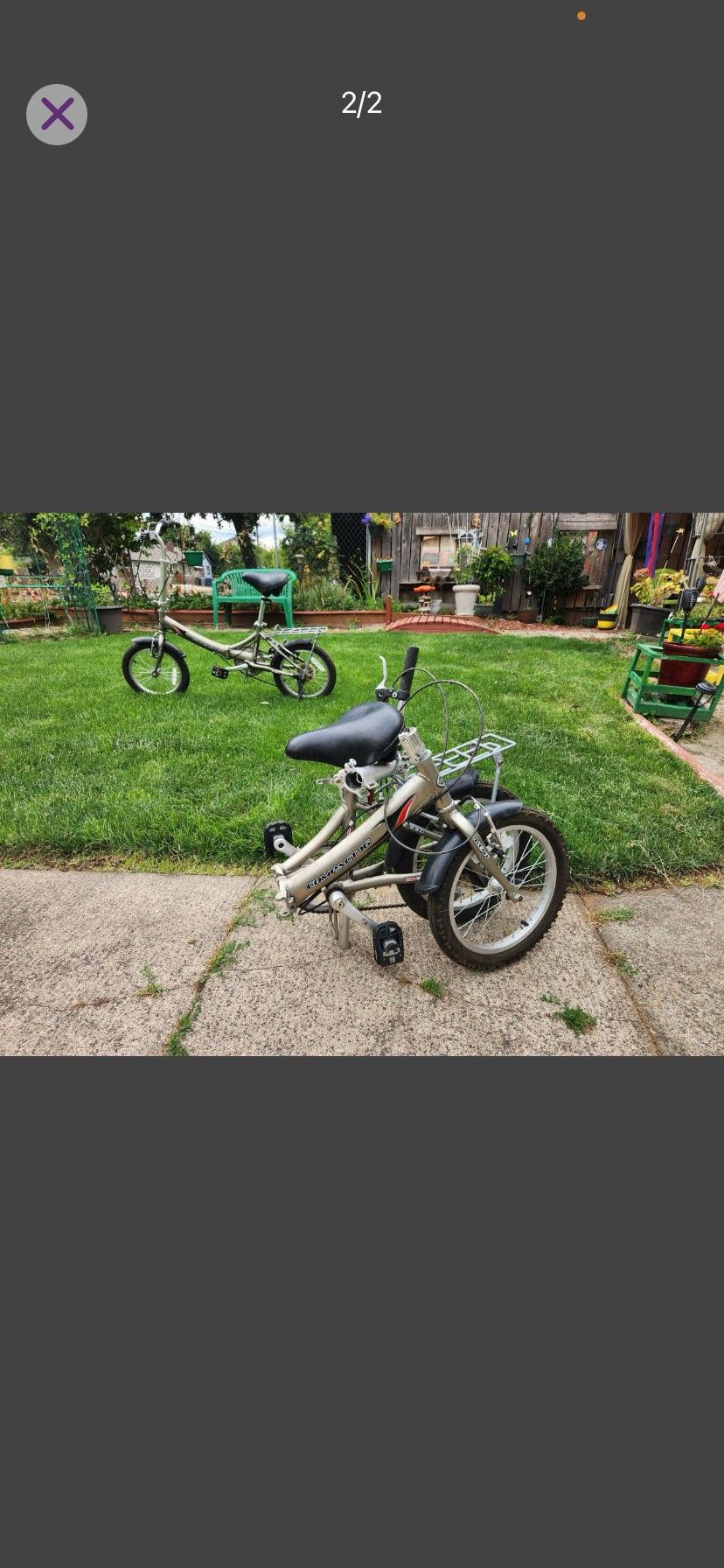 Set Of 2 Folding Portable Rv Bikes Great Condition