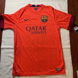 Barcelona 2014-15 Away Messi Jersey Size L