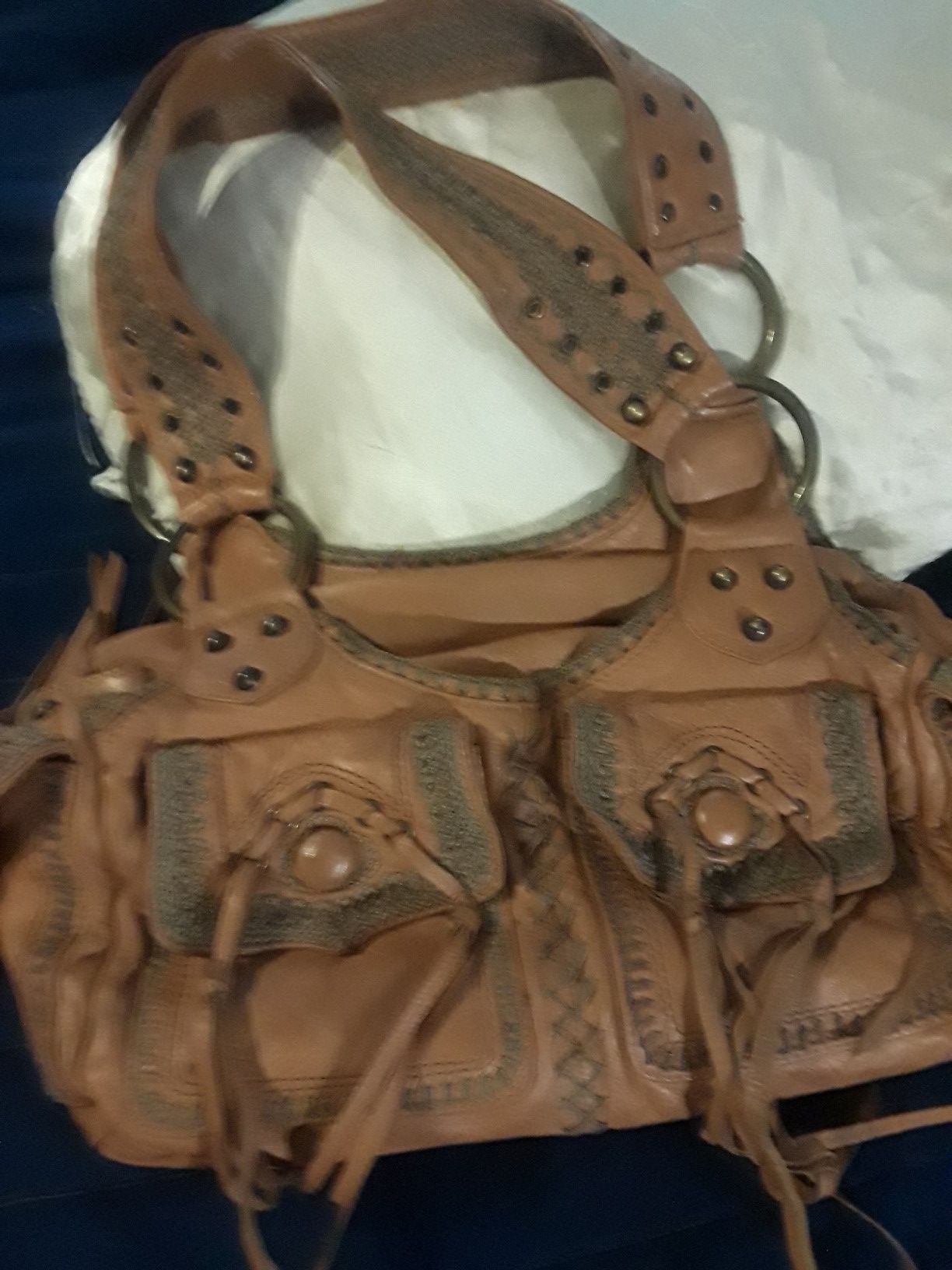 Betsy Johnson real leather purse