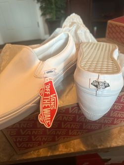 Vans Classic Slip-On White Sneakers