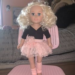 My Life As Ballerina Doll 18” Tall