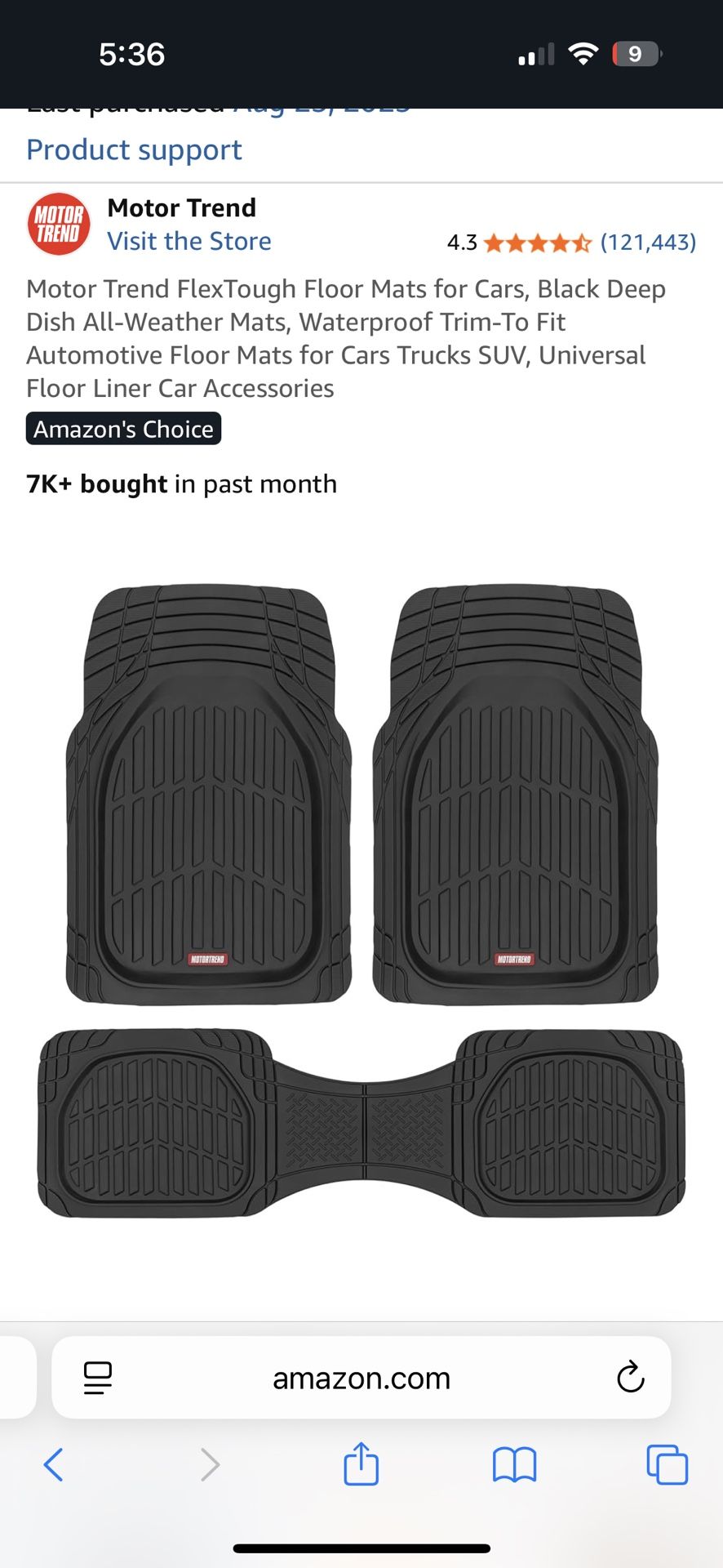 New Motor trend Floor Mats For Cars