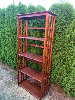 Mission style bookshelf