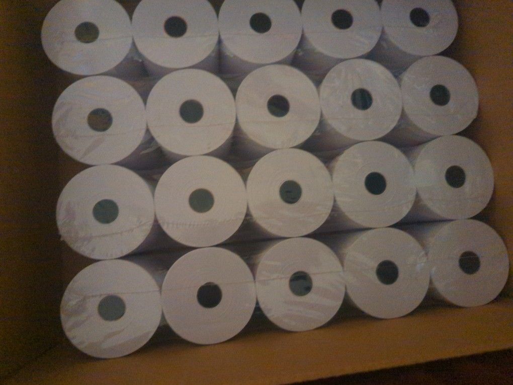 32 rolls Thermal Receipt Paper - 2-7/8 & 3-1/8 Sizes