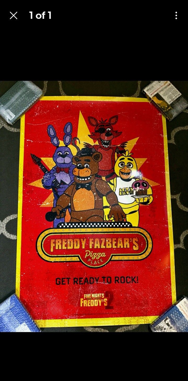 Five Nights At Freddy's AMC poster Fan Evet Exclusive