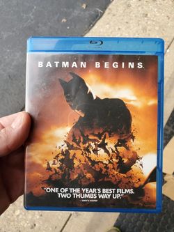 Batman begins blu-ray!