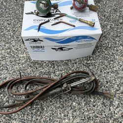 Oxyacetylene Welding Cutting Torch With Regulators, Tips