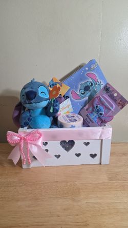 Disney Stitch Gift Basket Set