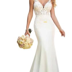 Mermaid Wedding Dress size 8