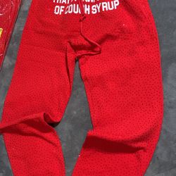 Awful Lot Of Cough Syrup Rhinestone Pants