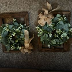 2 Pieces Rustic Farmhouse Wall Decor