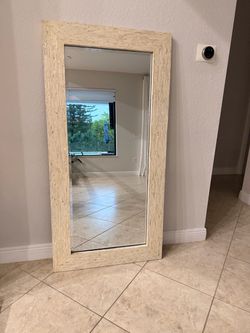Mother of Pearl Mosaic Rectangular Mirror
