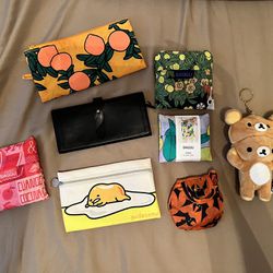 Several Reusable Bags, Pouches, Keychain & Wallet
