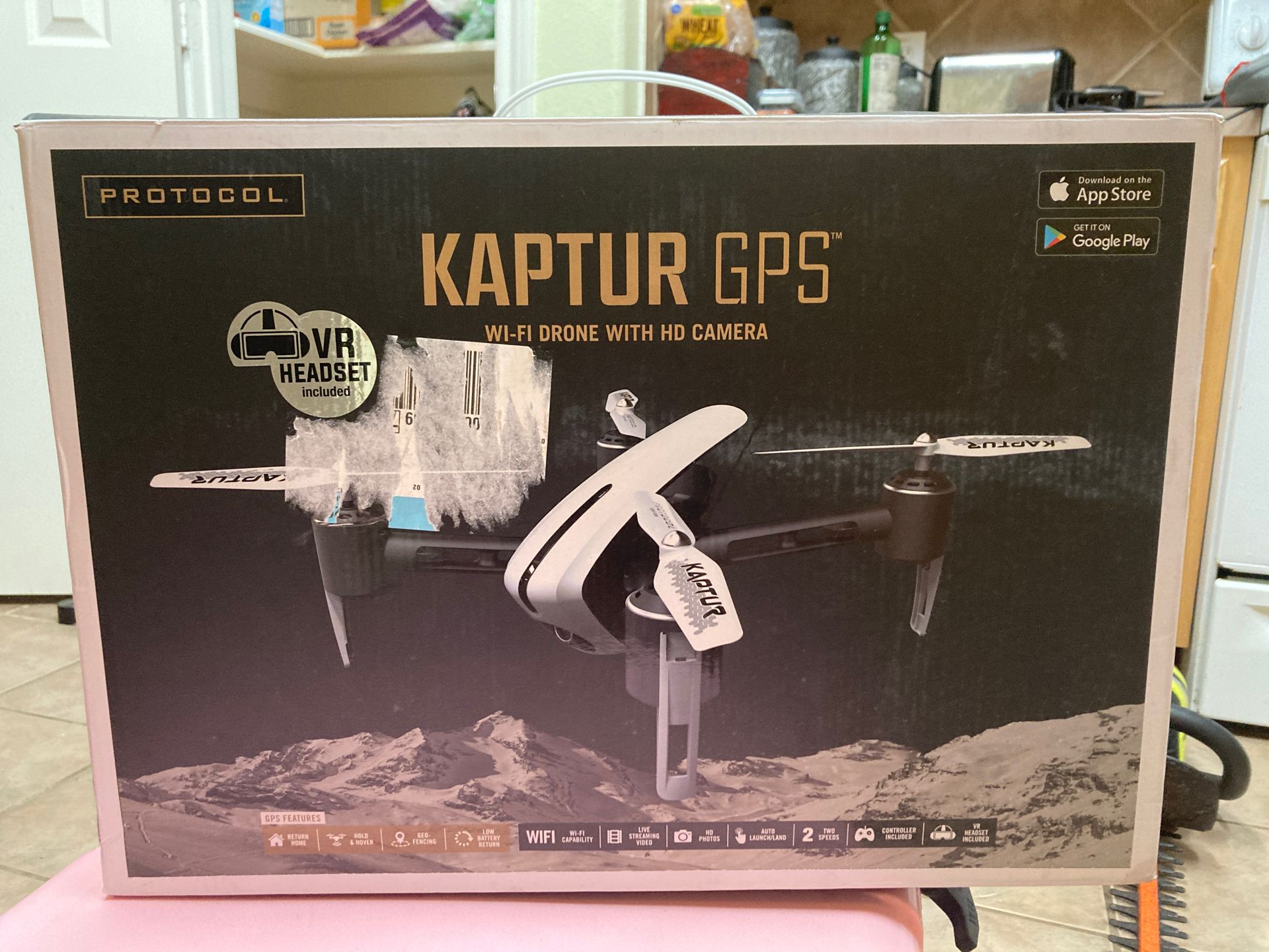 Protocol Kaptur GPS WiFi drone with HD camera