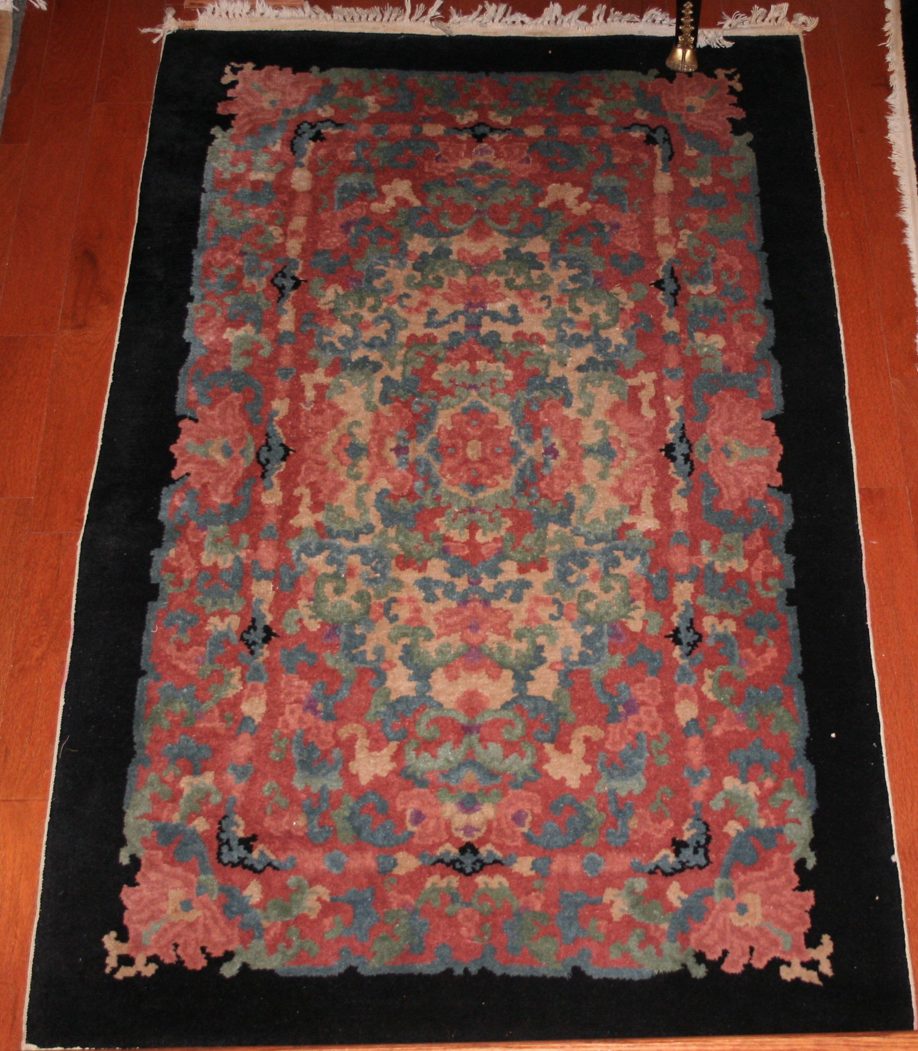 Set of 4 Antique Collectible Chinese Rugs
