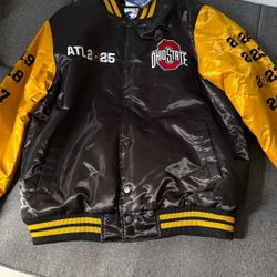 🔥 Ohio State ATL2025 Starter Satin Varsity Jacket – New w/ Tags 🔥