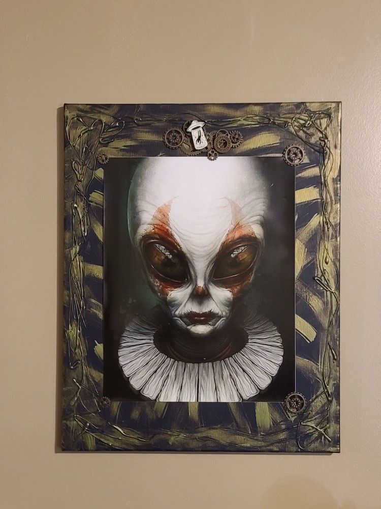DANCE,CLOWN,DANCE" by ANTON SEMENOV Wall Art/ Print Art ALIEN / AREA 51