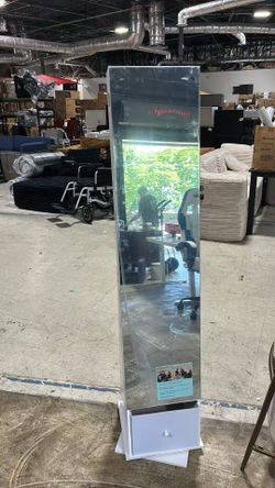 💗 Lockable Jewelry Cabinet with Full-Length Mirror