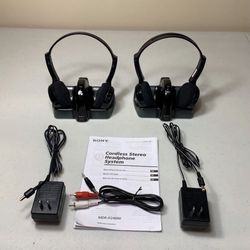 Sony Cordless Stereo Headphones 