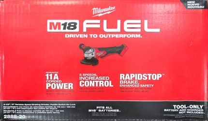 Milwaukee fuel m18 grinder 5 speed