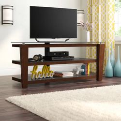 Tv Entertainment Center Stand- Cherry Wood